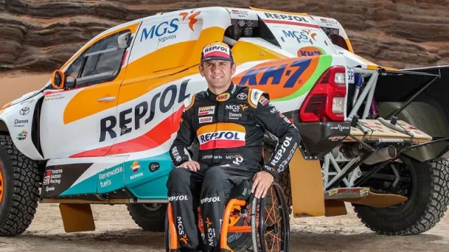 Isidre Esteve inicia el proyecto Dakar 2024 en la Baja España Aragón (su 21ª participación en el rally raid español)