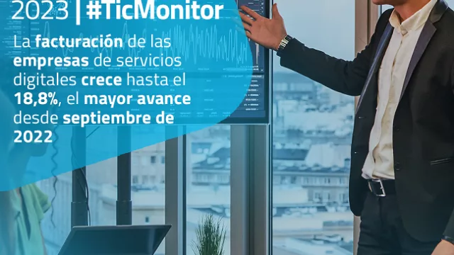El sector TIC experimenta un crecimiento del 18,8% (su mayor avance desde septiembre de 2022)
