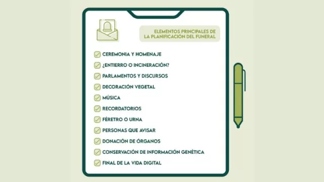 El planificador del funeral de DKV (incluido en el seguro de decesos) permite elegir una despedida personalizada