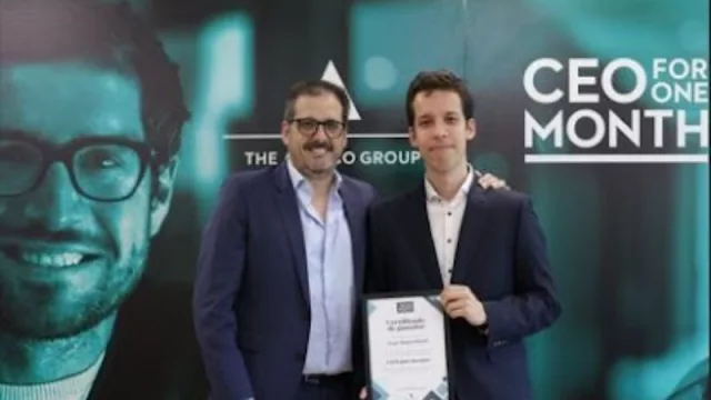 Jorge Alagón (un joven de 22 años natural de Zaragoza) será “CEO por un mes” del Grupo Adecco