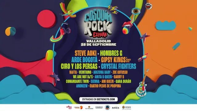 Cosquín Rock España anuncia su grilla para el 28 de septiembre en Valladolid