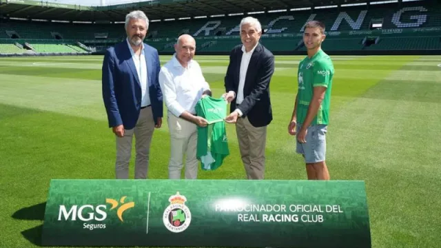 MGS Seguros y el Real Racing Club de Santander rubrican oficialmente su acuerdo de patrocinio