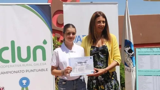 María José Gómez reafirma la apuesta de la Xunta por la relevo generacional en el campo en la clausura de la IV Escola de Iniciación de futuros ganaderos