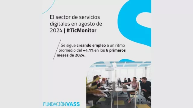 El crecimiento medio del sector de servicios digitales se sitúa en un 10% en el primer semestre de 2024