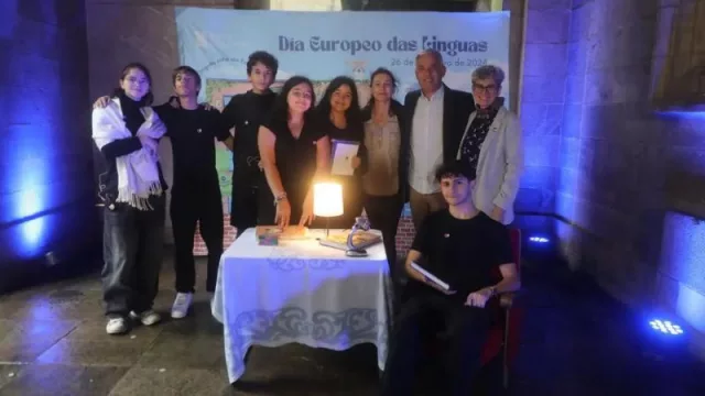 La Xunta celebra con un acto por adelantado el Día Europeo de las Lenguas junto con alumnado compostelano