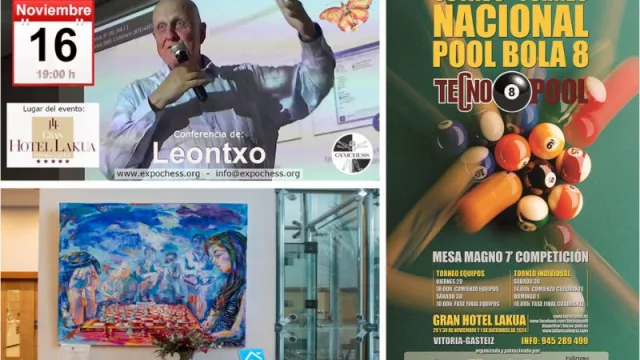 Vitoria-Gasteiz, capital de la Estrategia: ajedrez y billar en un noviembre único