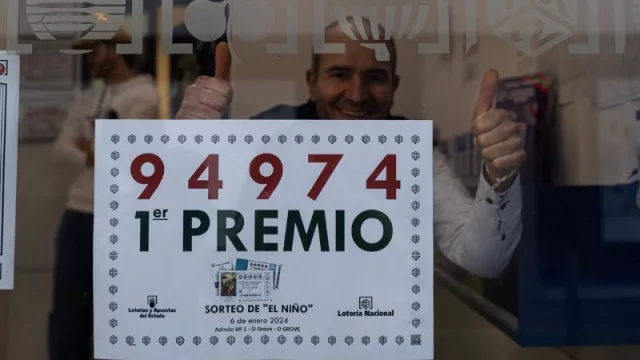 Gestha prevé que el sorteo de 'El Niño' aporte hasta 21,5 millones a Hacienda