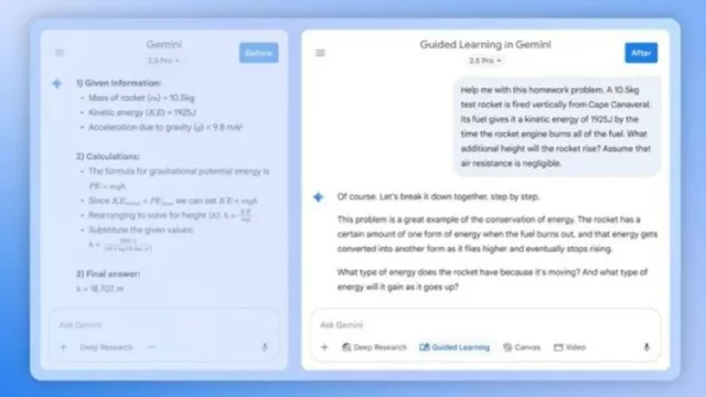 Google convierte Gemini en un tutor personal para los estudiantes con 'Aprendizaje guiado'